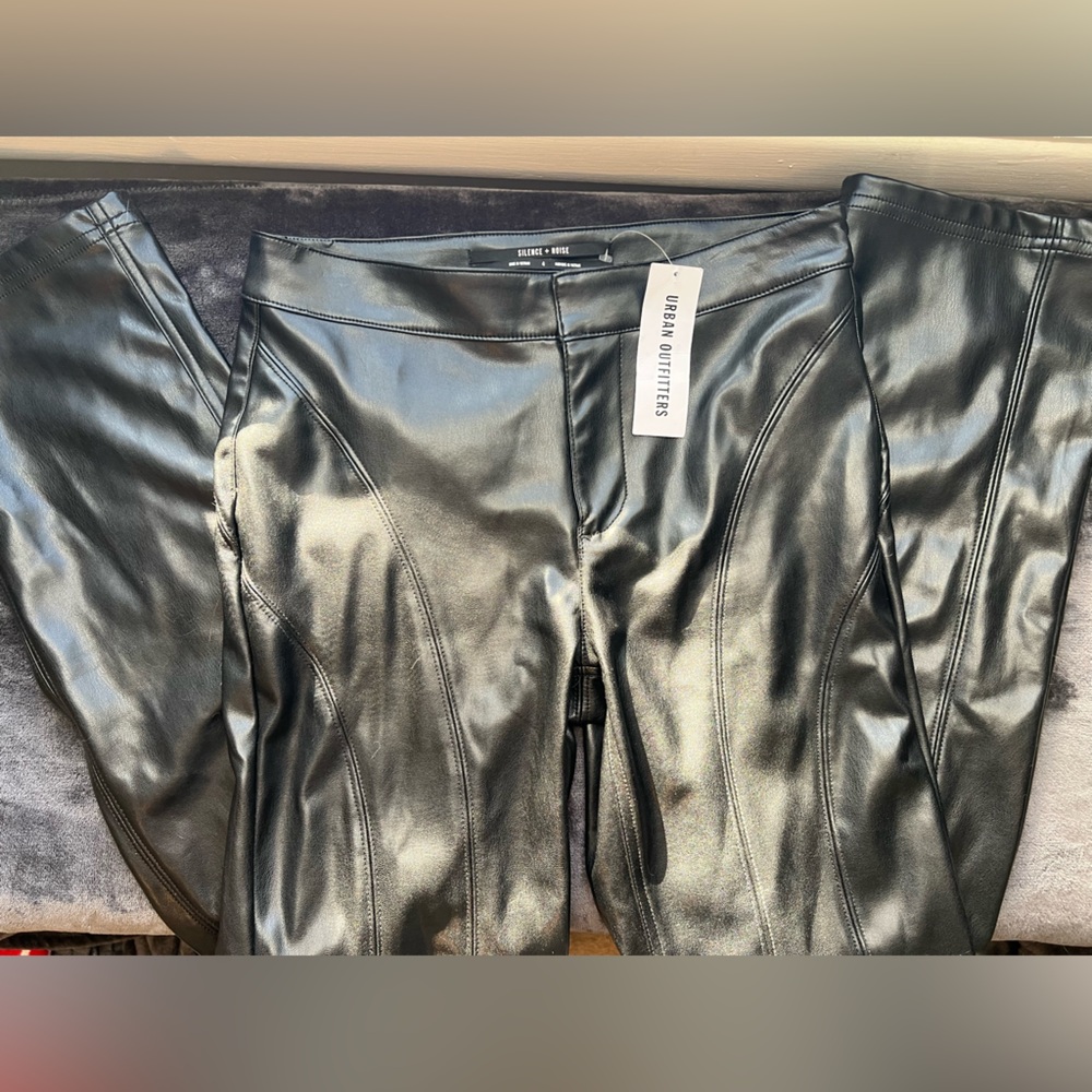 Urban Outfitters NWT Black Faux Leather Pants